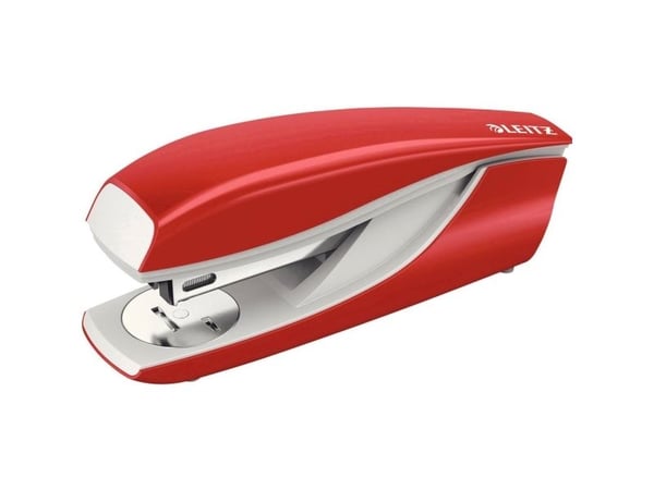 Leitz NeXXt - Stiftemaskin - 30 ark / 3 mm - 24/6, 26/6 - plast, metall - rød