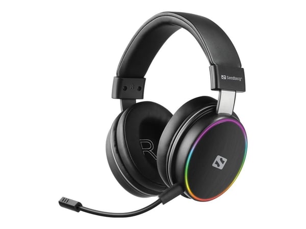 Sandberg HeroBlaster - Hodesett - full størrelse - Bluetooth - trådløs - 3,5 mm jakk