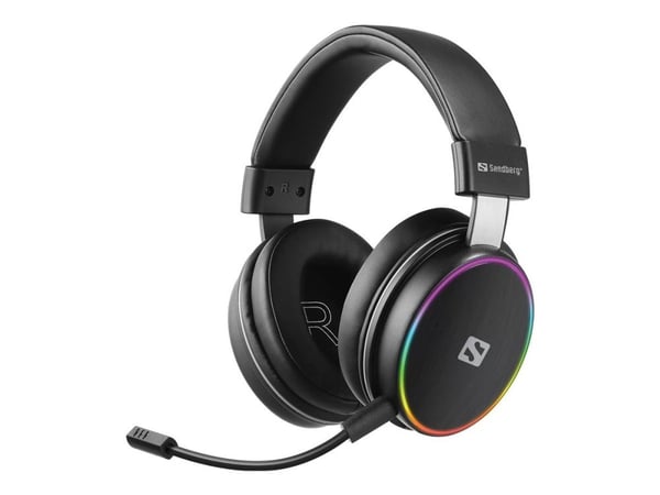 Sandberg HeroBlaster - Hodesett - full størrelse - Bluetooth - trådløs - 3,5 mm jakk