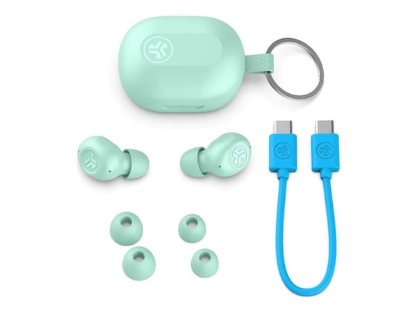 JLab JBuds Mini, Langaton, Puhelut/Musiikki, 20 - 20000 Hz, Kuulokkeet, Vedenvärinen