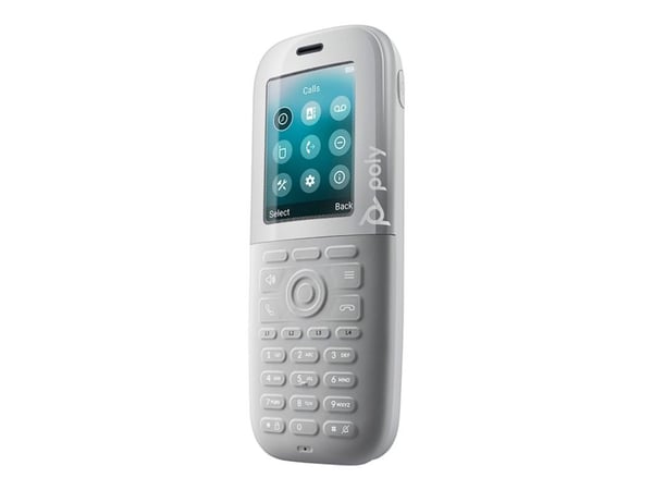 HP Poly Rove 40 - Trådlös förlängningshandenhet med nummerpresentation - DECT - 3-riktad samtalsförmåg - 20-linjefunktion - vit