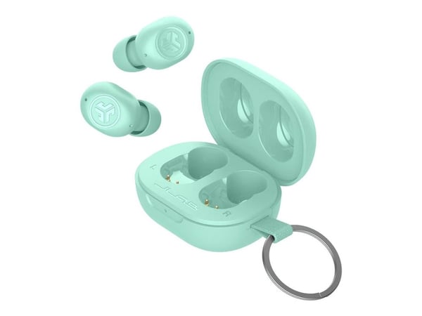 JLab JBuds Mini, Langaton, Puhelut/Musiikki, 20 - 20000 Hz, Kuulokkeet, Vedenvärinen JLab JBuds Mini, Langaton, Puhelut/Musiikki, 20 - 20000 Hz, Kuulokkeet, Vedenvärinen