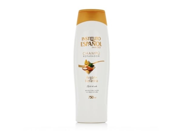 Instituto Español Argan + Keratin reparerende sjampo 750 ml