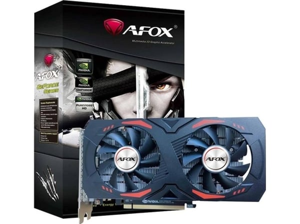 Grafikkort AFOX Geforce GTX1660Ti 6GB GDDR6 DP DVI HDMI ATX Dual Fan AF1660TI-6144D6H4