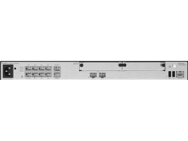 Huawei NetEngine AR720 - Ruter 8-portssvitsj - 1GbE - WAN-porter: 2 - side til side-luftflyt - rackmonterbar, veggmonterbar
