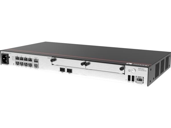 Huawei NetEngine AR720 - Ruter 8-portssvitsj - 1GbE - WAN-porter: 2 - side til side-luftflyt - rackmonterbar, veggmonterbar