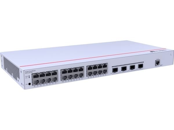 Huawei CloudEngine S310-24T4S - Switch - Styrt - 24 x 10/100/1000 + 4 x Gigabit SFP - side til side-luftflyt - rackmonterbar