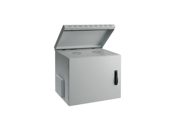 EFB Elektronik 691716IP55.2G, Veggmonterbar hylle, 16U, 100 kg, Grå