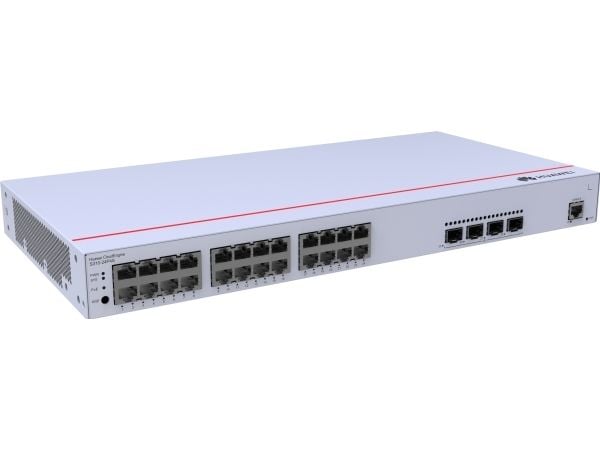 Huawei CloudEngine S310-24P4S - Switch - Styrt - 24 x 10/100/1000 + 4 x Gigabit SFP - side til side-luftflyt - rackmonterbar - PoE+ (400 W)