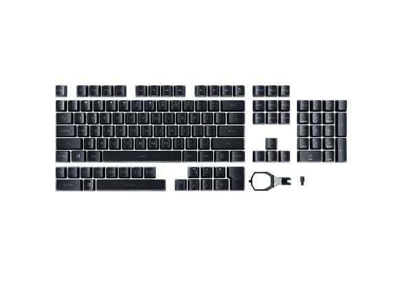 ASUS ROG PBT Doubleshot - Sats med tangenthättor - svart