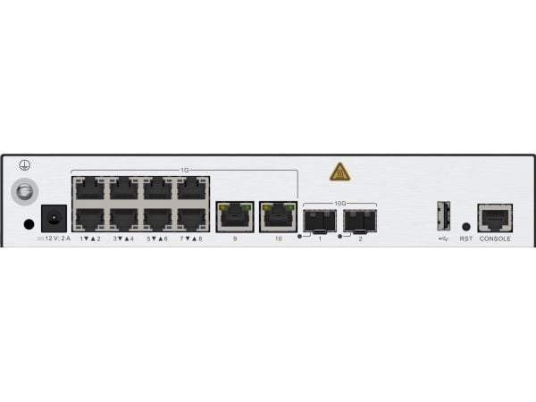 Huawei NetEngine AC650-256AP - Ruter 10-porters svitsj - 10GbE - WAN-porter: 2 - rackmonterbar, veggmonterbar