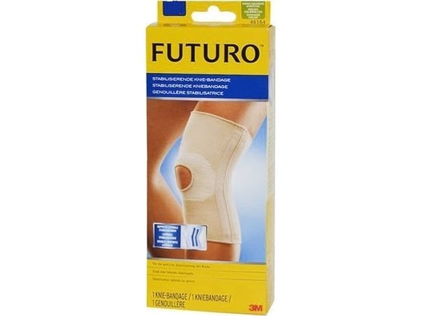 3M FUTURO 46163, Kne, Støttebandasje, S, Bomull, Nylon, Polyester, Spandex, Grå, Sport