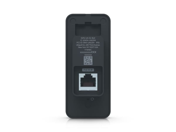 Ubiquiti Access Reader G2 - Grunnleggende tilgangskontrollleser - Access chip/kortleser - Bluetooth - IP55 - Nærfeltskommunikasjon (NFC) (UA-G2-BLACK)