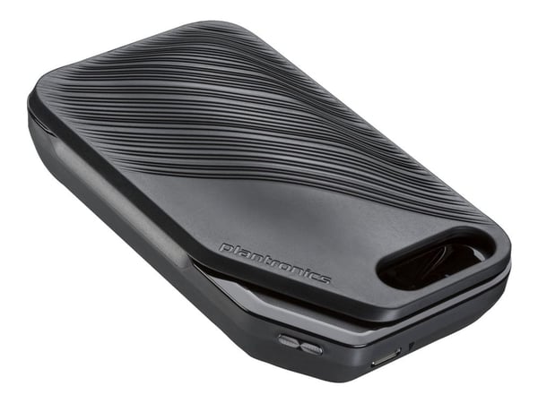 HP Poly Voyager 5200 UC - Hodesett - i øret - Bluetooth - trådløs, kablet - USB-A via Bluetooth-adapter - svart - Certified for Microsoft Teams