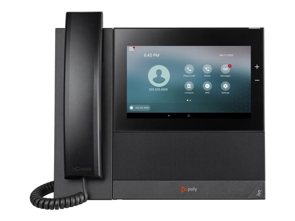 HP Poly CCX 600 OpenSIP - VoIP-telefon - SIP - 24 linjer - svart