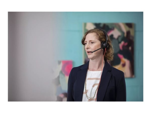 HP Poly Blackwire 3320 - Blackwire 3300 series - hodesett - on-ear - kablet - USB-C - svart