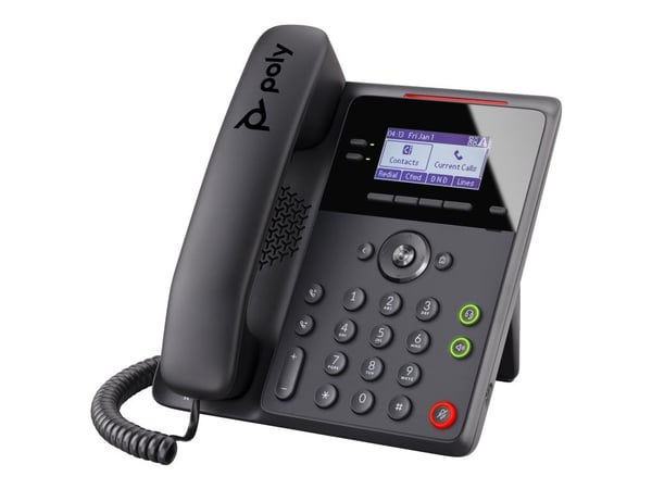HP Poly Edge B30 - VoIP-telefon - 5-veis anropskapasitet - SIP - 16 linjer - svart