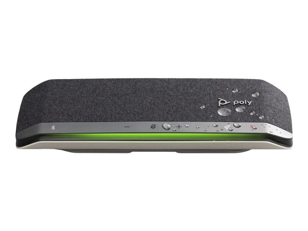 HP Poly Sync 40+ - Smart høyttalertelefon - Bluetooth - trådløs, kablet - USB-A, USB-C - svart, sølv - Zoom Certified