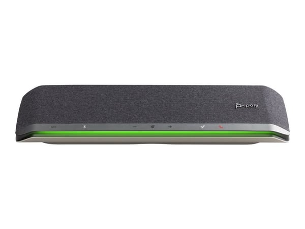HP Poly Sync 60 - Smart høyttalertelefon - Bluetooth - kablet, trådløs - USB-A, USB-C - svart, sølv - Zoom Certified