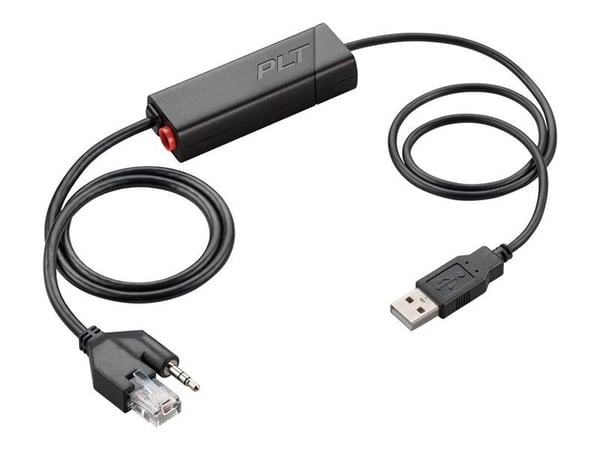 HP Poly APU-76 - Elektronisk krokomkopplingsadapter för headset - TAA-kompatibel
