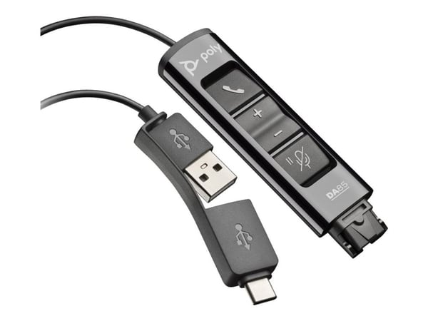 HP Poly DA75 - Lydkort - USB-C / USB-A - for Victus by HP Laptop 16; Laptop 14, 15, 17; Pavilion Plus Laptop 14, 16