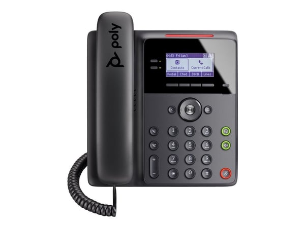 HP Poly Edge B30 - VoIP-telefon - 5-veis anropskapasitet - SIP - 16 linjer - svart