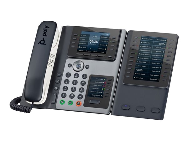 HP Poly Edge E Expansion Module - Expansionsmodul för extra knappar för VoIP-telefon - 22 multifunktionella knappar - för Poly Edge E400, E500
