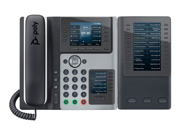 HP Poly Edge E Expansion Module - Tastutvidelsesmodul for VoIP-telefon - 22 multifunksjonelle linjetaster - for Poly Edge E400, E500