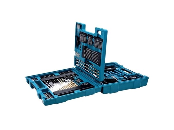 Makita D-37194, Drill, Drill bit set, Murverk, Tre, 200 stykker
