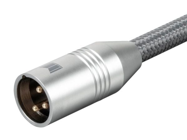 Monoprice 33838, XLR, urosliitin, XLR, naarasliitin, 2 m, harmaa