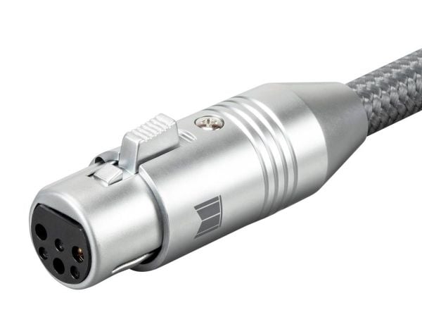 Monoprice 33838, XLR, urosliitin, XLR, naarasliitin, 2 m, harmaa