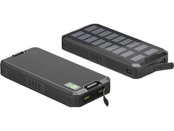 Goobay 53934, 20000 mAh, Lithium Polymer (LiPo), Quick Charge 3.0, 3,7 V, Sort