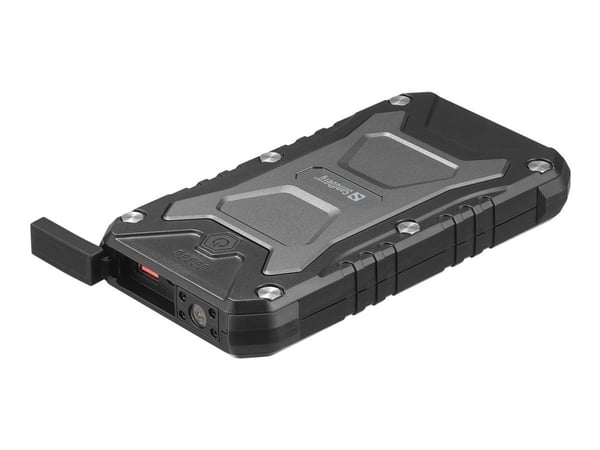 Sandberg Active Survivor - Strømbank - 10000 mAh - 37 Wh - 22.5 watt - 5 A - PD - 2 utgangskontakter (USB, USB-C) - på kabel: USB-C