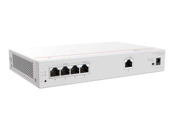 Huawei eKitEngine S380-L4P1T - Switch - Styrt - 1 x 10/100/1000 (PoE+) + 3 x 10/100/1000 - rackmonterbar - PoE+ (50 W)