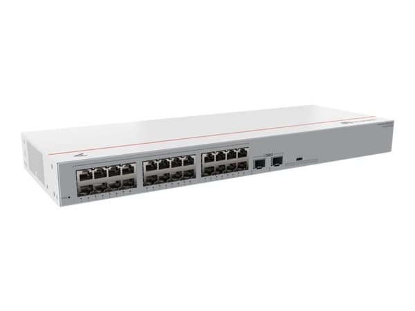 Huawei eKitEngine S110-24T2SR - Switch - 2 x Gigabit SFP + 24 x 10/100/1000 - stasjonær, rackmonterbar, veggmonterbar