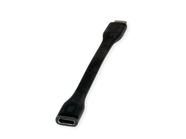 ROLINE 11029079, 0,115 m, USB C, USB C, USB4 Gen 3x2, 40000 Mbit/s, musta ROLINE 11029079, 0,115 m, USB C, USB C, USB4 Gen 3x2, 40000 Mbit/s, musta