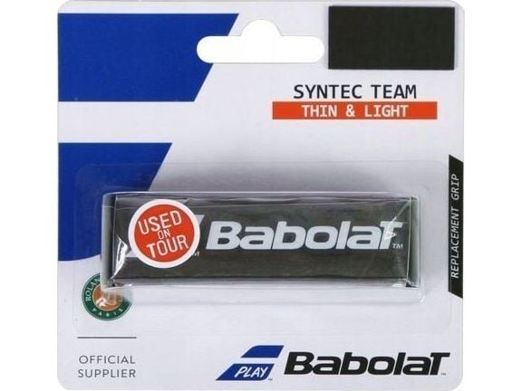 Owijka Babolat Syntec Team Feel juoda 670065 105 Owijka Babolat Syntec Team Feel juoda 670065 105