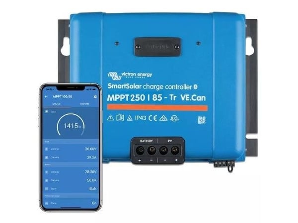 Victron Energy SmartSolar MPPT 250/85-Tr solcelleladningsregulator MPPT 12 V/24 V/48 V 85 A