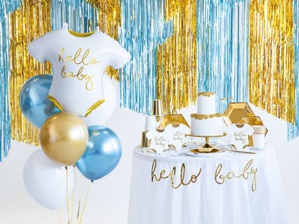PartyDeco CRT-019-KARTON, Dekorasjon, Gull, Gratulasjoner, Vegg, Ikke for barn under 36 måneder, 90 mm