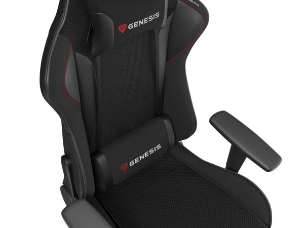 Genesis Nitro 440 G2 - Spillestol - ergonomisk - armlener - T-formet - tipping - SensiMesh fabric, økolær - svart
