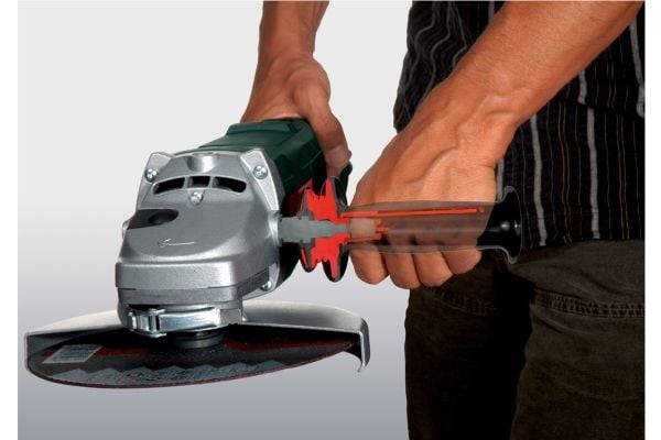 Metabo 627360000, Håndtak, Metabo, Sort, Rød, 1 stykker