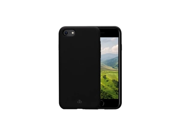dbramante1928 Costa Rica - Baksidedeksel for mobiltelefon - MagSafe-samsvar - resirkulert plast, silikon - nattsvart - for Apple iPhone 7, 8, SE (2...