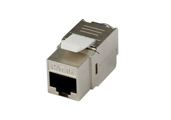 Keystone-modul TP-sokkel RJ45 CAT6A 500MHz slimline-komponent testet Synergy 21
