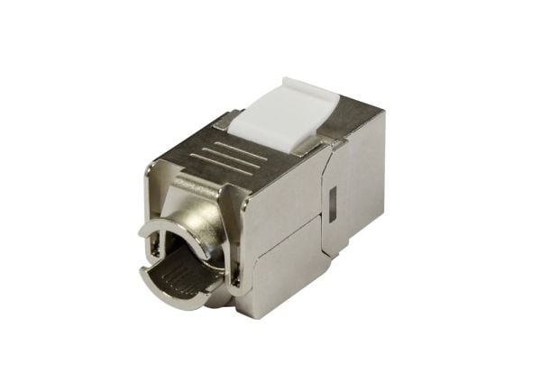 Keystone-modul TP-sokkel RJ45 CAT6A 500MHz slimline-komponent testet Synergy 21