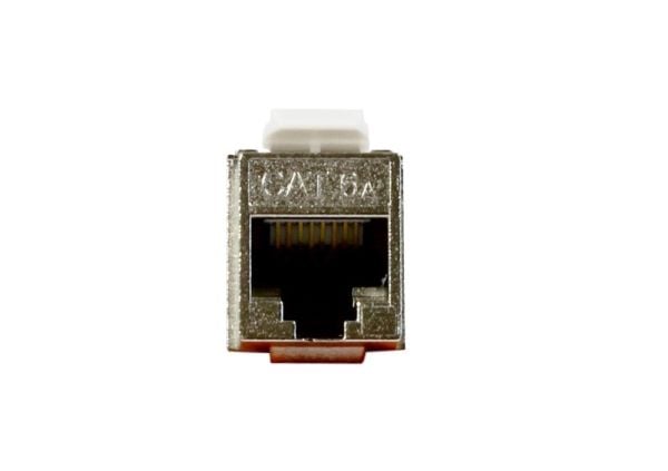 Keystone-modul TP-sokkel RJ45 CAT6A 500MHz slimline-komponent testet Synergy 21