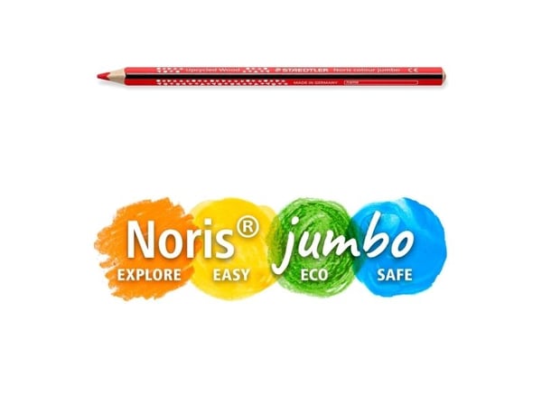 Staedtler Noris Colour Jumbo, Monivärinen, 12 kpl