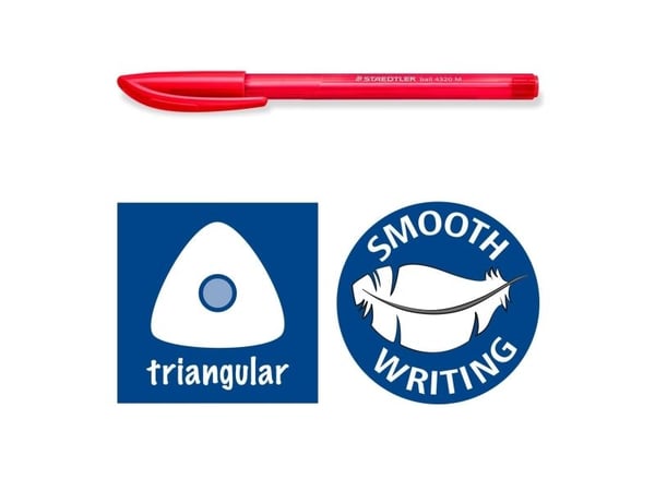 Staedtler Ball 4320, Klips, Uttrykkbar kulepenn med hengefeste, Gjenfyllbar, Flerfarget, 10 stykker, Medium
