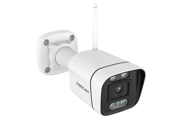 Foscam V5P, IP-sikkerhetskamera, Utendørs, Koblet med ledninger (ikke trådløs), Amazon Alexa & Google Assistant, 4500 K, Utvendig