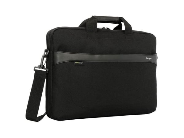 Targus GeoLite EcoSmart Slim Brief - Notebookbæreveske - 17.3" - svart