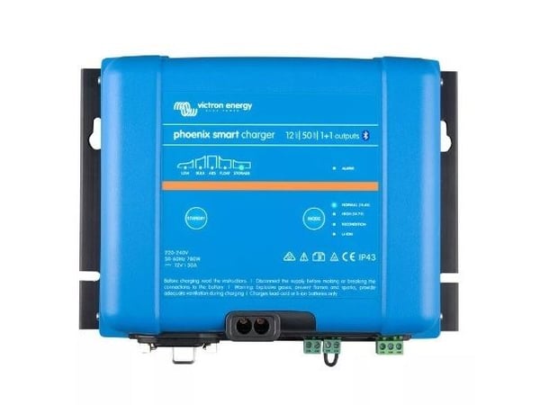 Victron Energy Phoenix Smart IP43-laddare 12/50 (1+1) 120-240V
